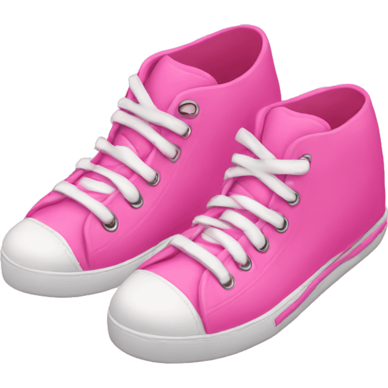 Pink sneakers emoji