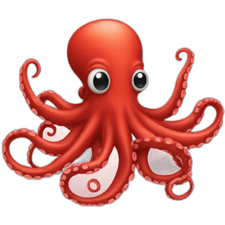 red octopus emoji