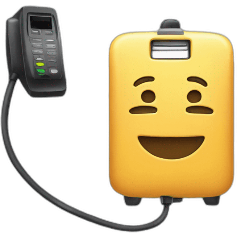 Téléphone qui charge emoji