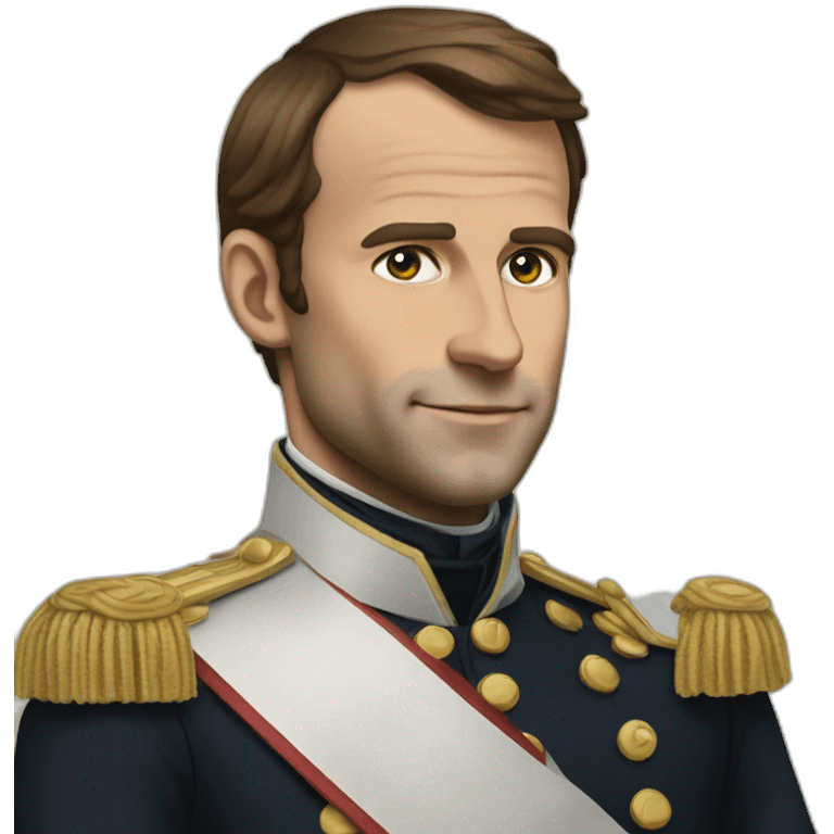 Macron a cheval emoji