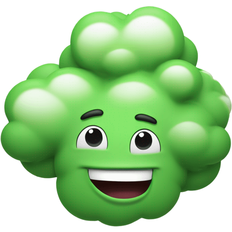 Green hill farting emoji