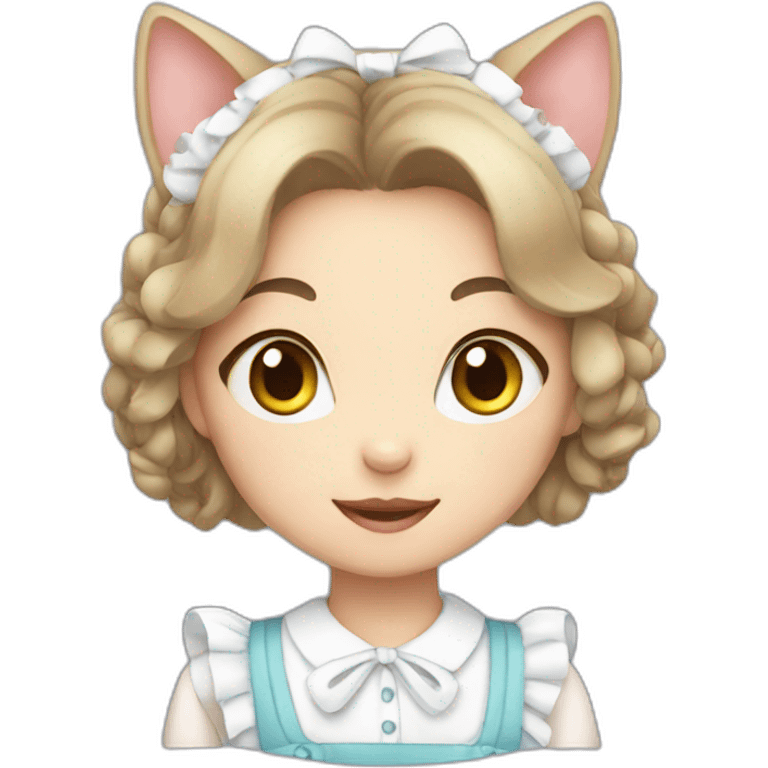 cat maid emoji