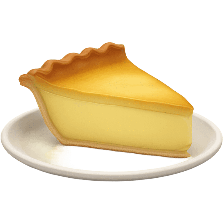 a slice of custard pie emoji