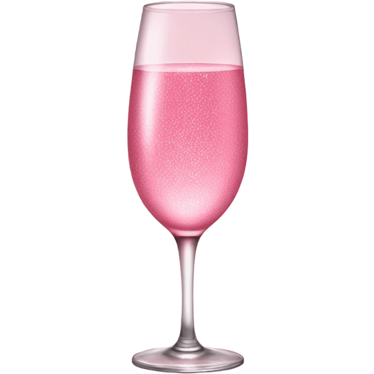 Pink sparkling wine  emoji