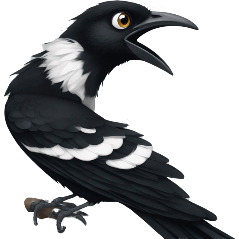 angry magpie emoji