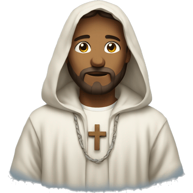 jesus wearing hoodie emoji