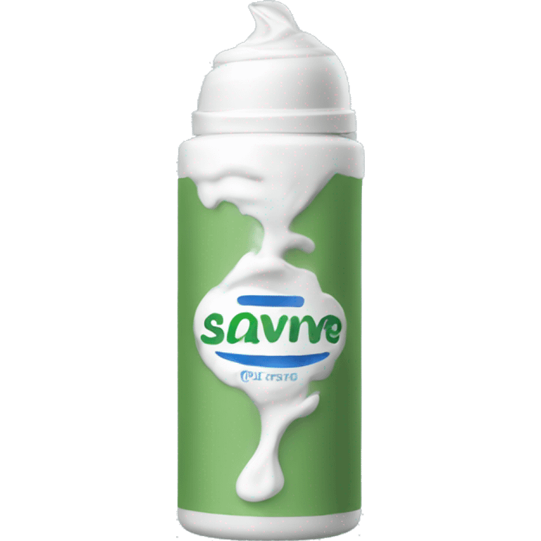 bottle of shaving cream emoji