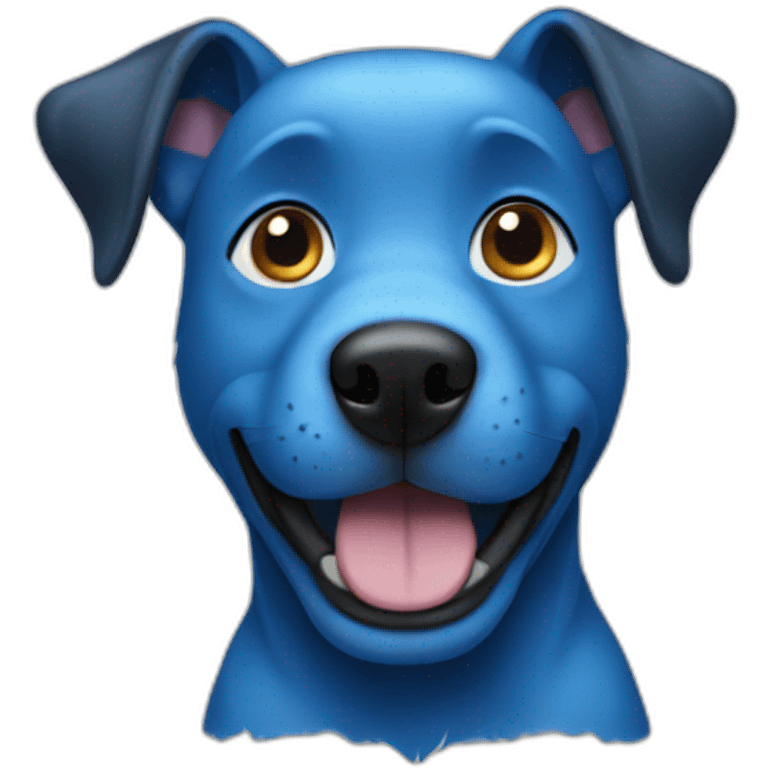 blue dog emoji