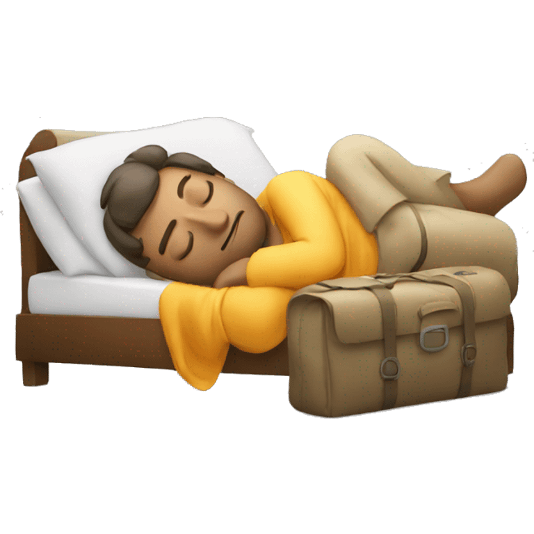 tourist sleepy emoji