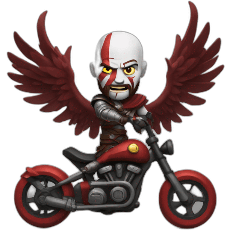 Kratos ride bike emoji