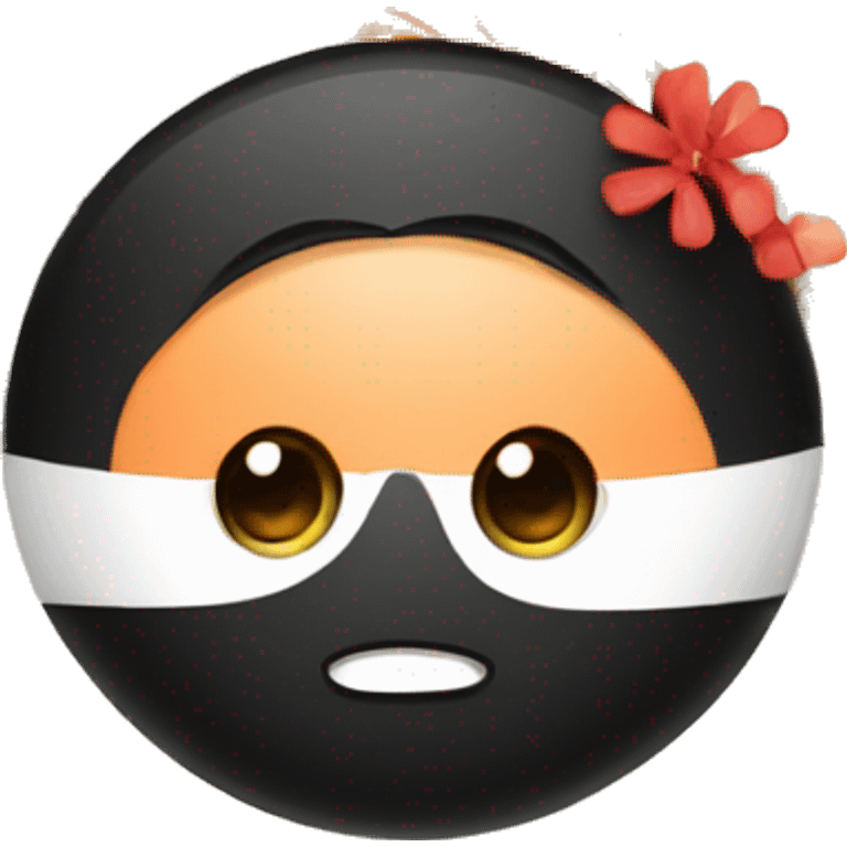 Sushi and fan emoji