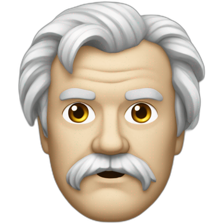 Nietzsche, white hairs emoji