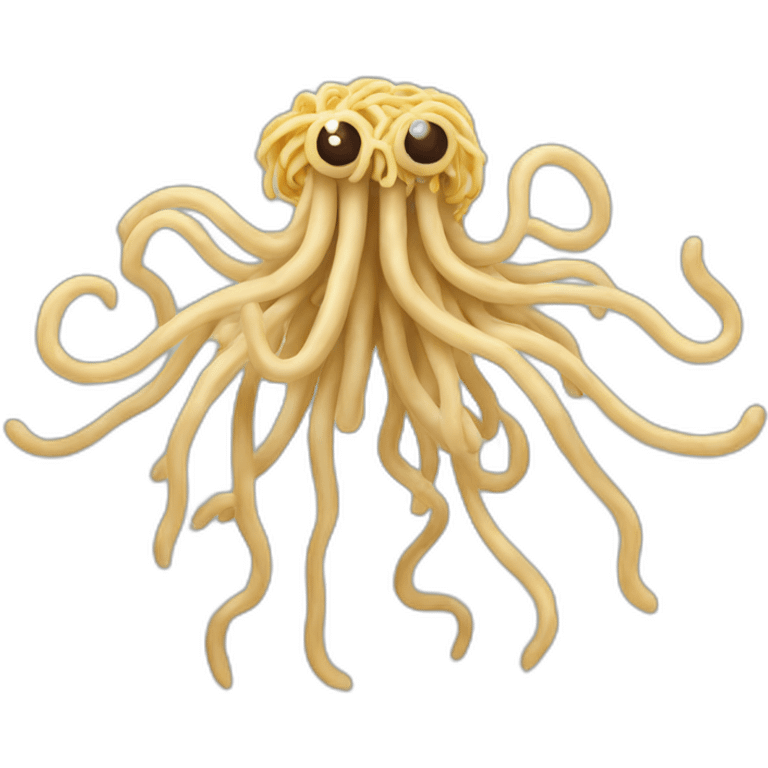 flying spaghetti monster emoji