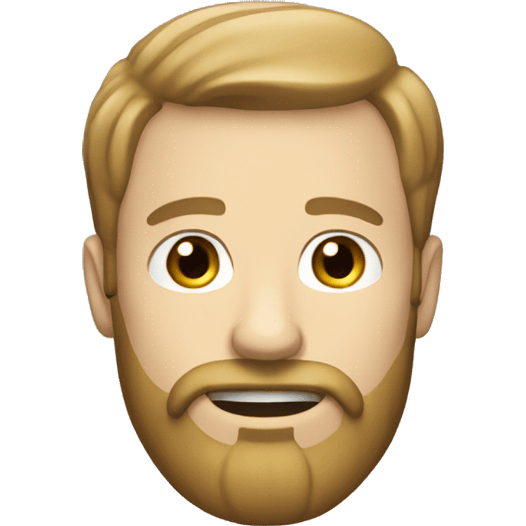 White guy with beard emoji