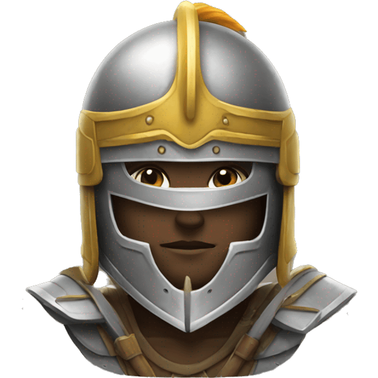 Warrior wearing helmet emoji