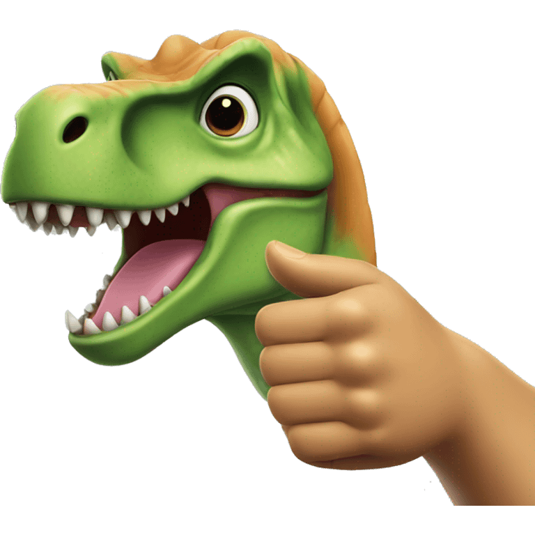 t rex thumbs up emoji