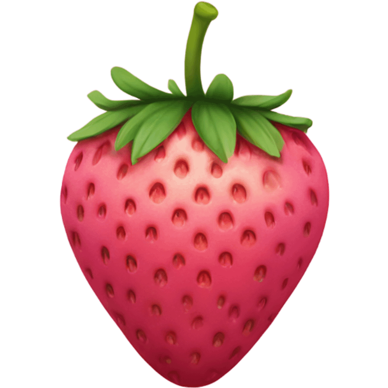 pink strawberry  emoji