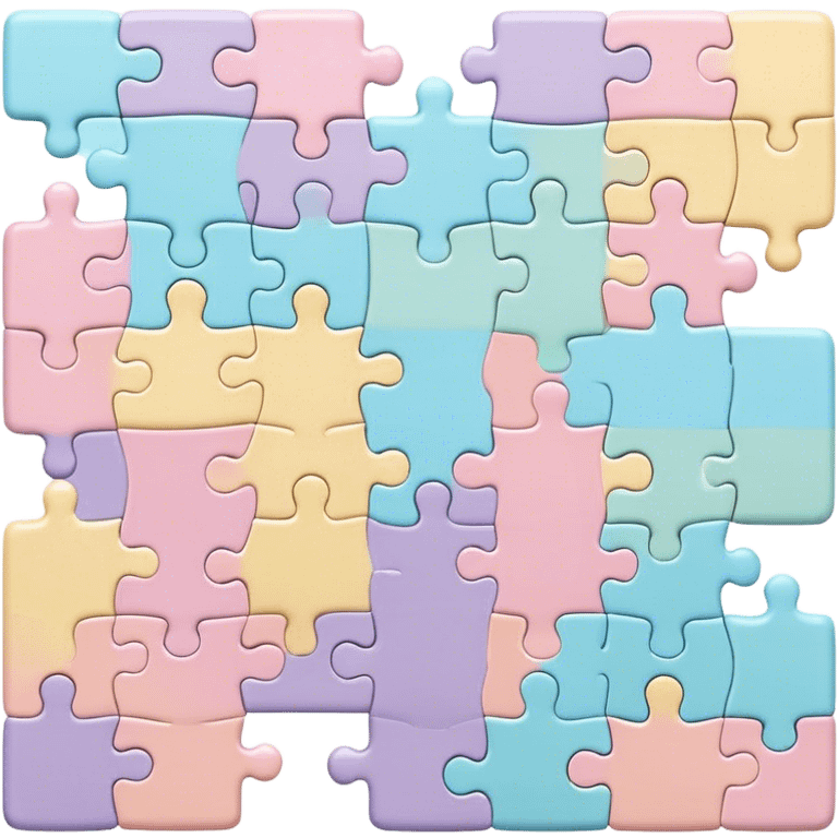 pastel puzzle emoji