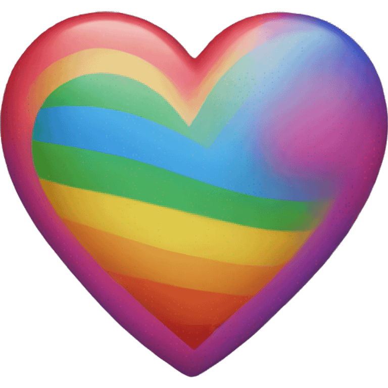 Rainbow heart emoji