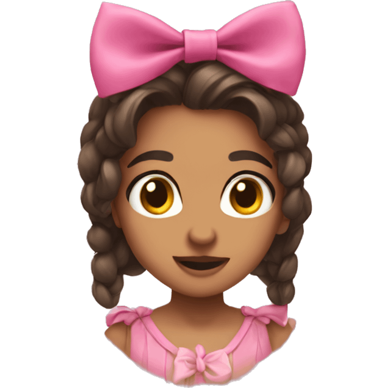 Rosa bow  emoji