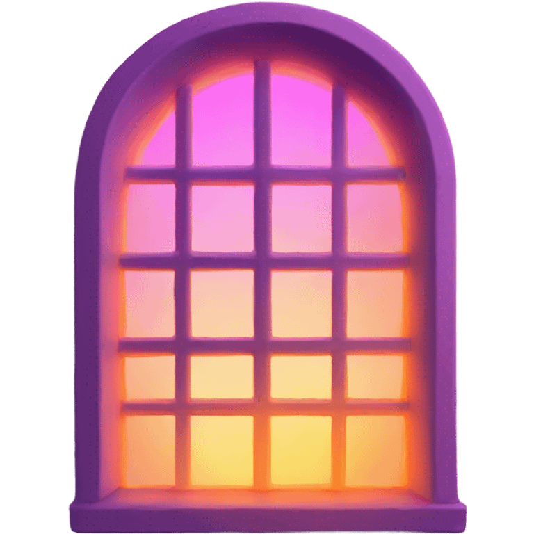 Sunset through window emoji