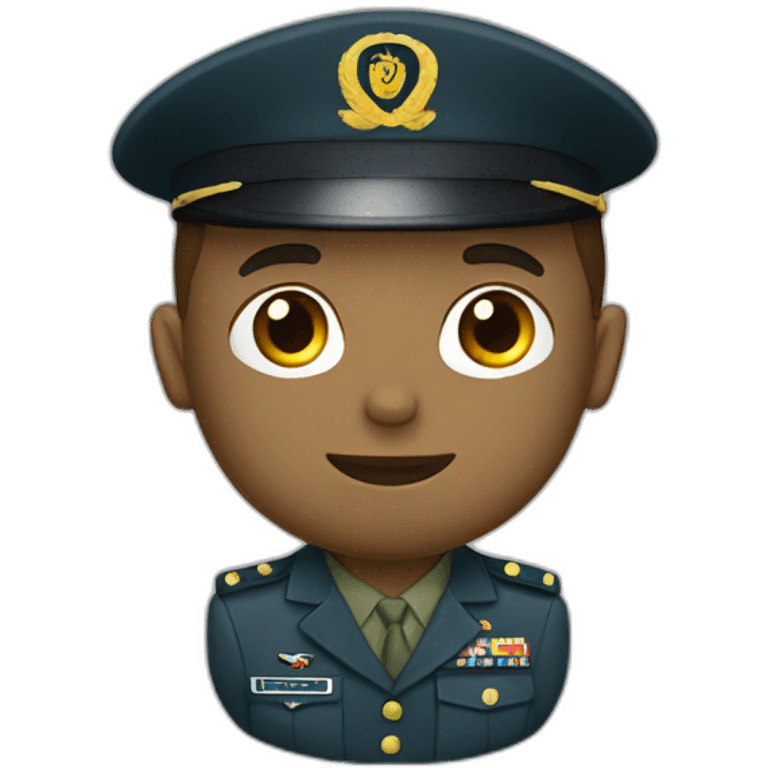 My boyfriend in military uniform emoji