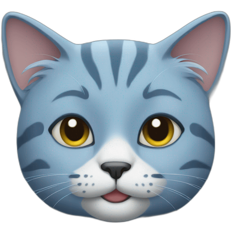 blue cat emoji