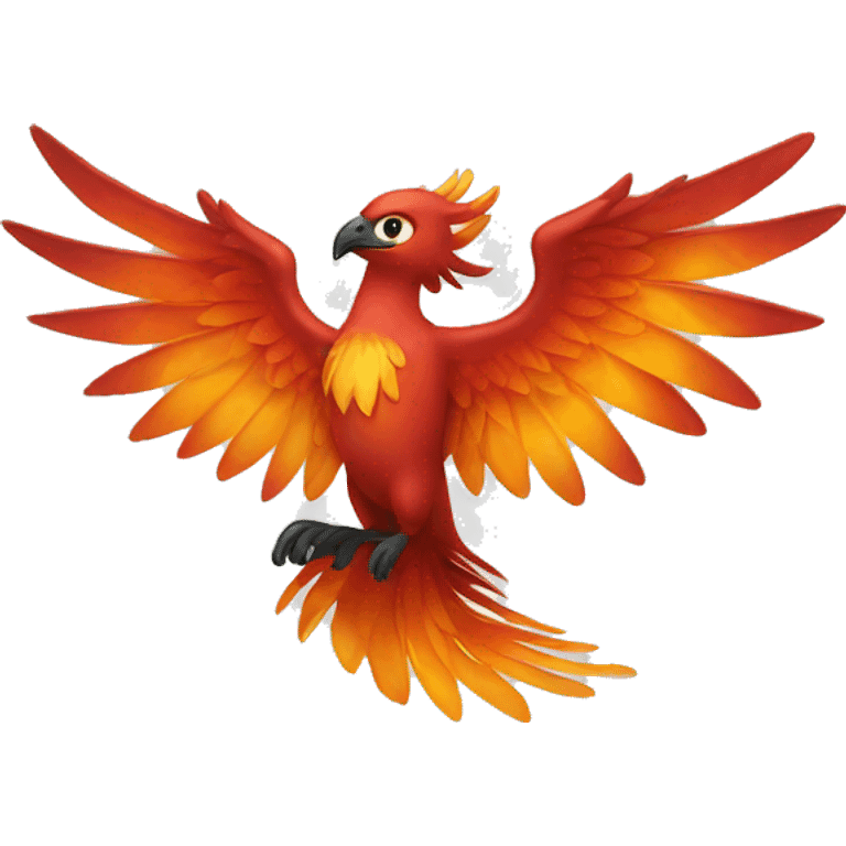 Phoenix flying emoji