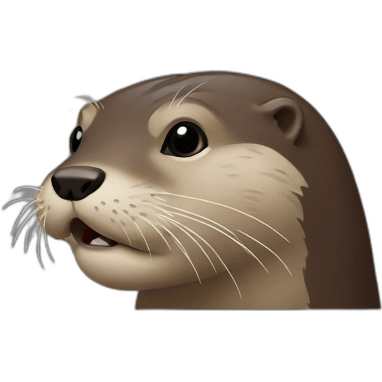 otter with bits emoji