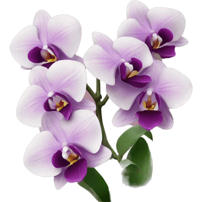 orchids  emoji