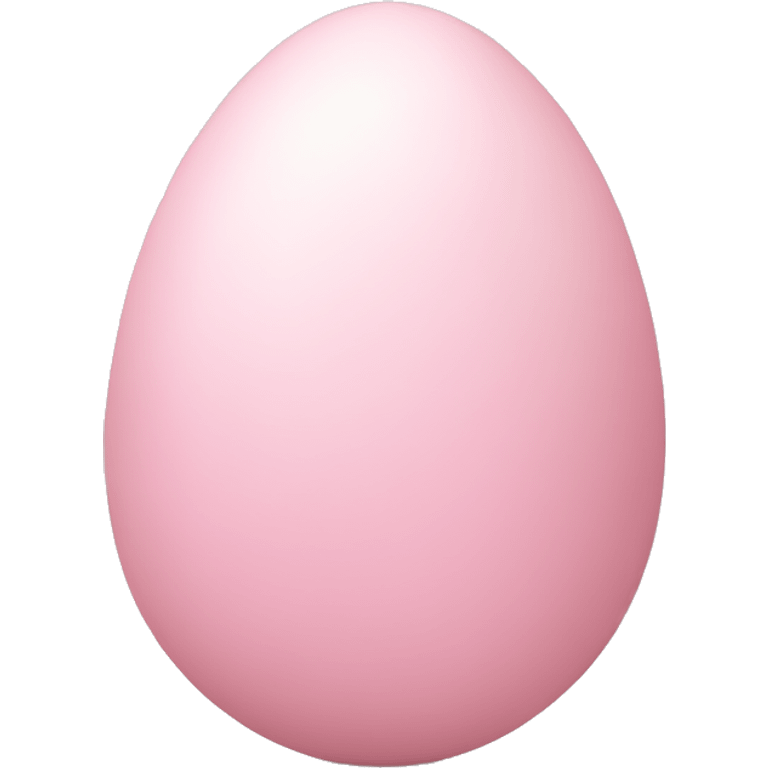 easter light pink egg emoji