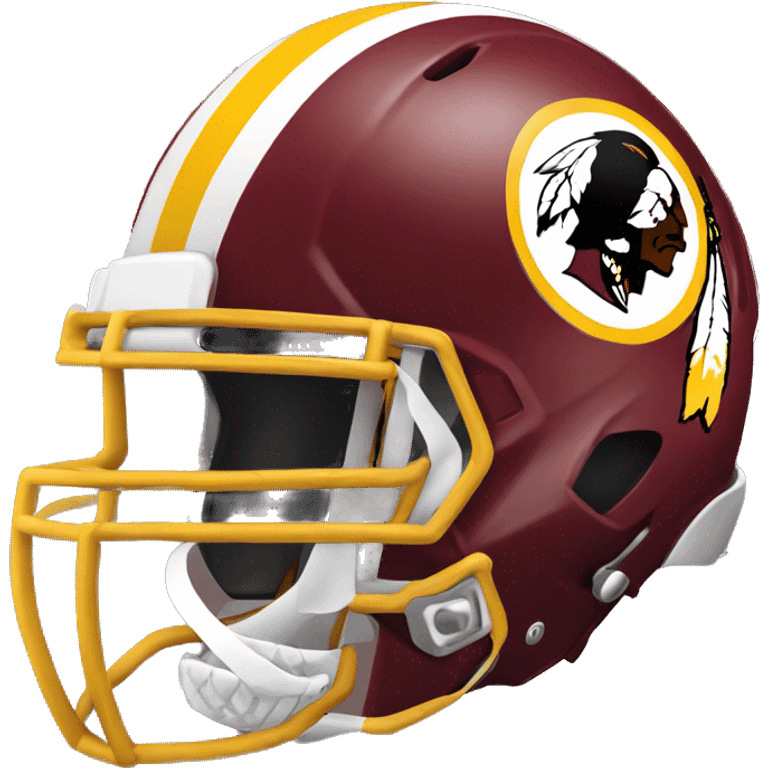 Redskins football helmet emoji