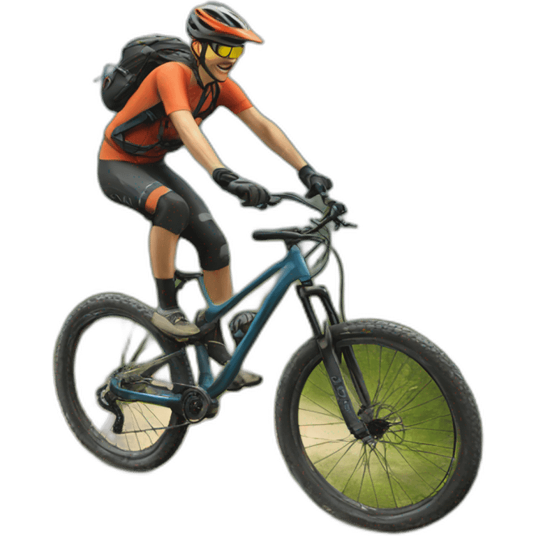 Mountain bike emoji