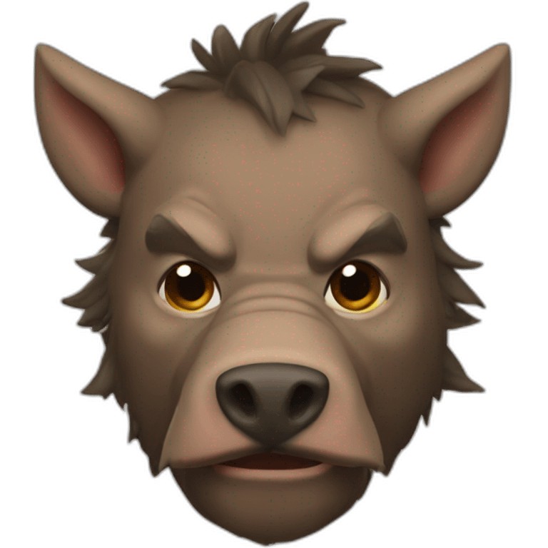 Boar-man emoji