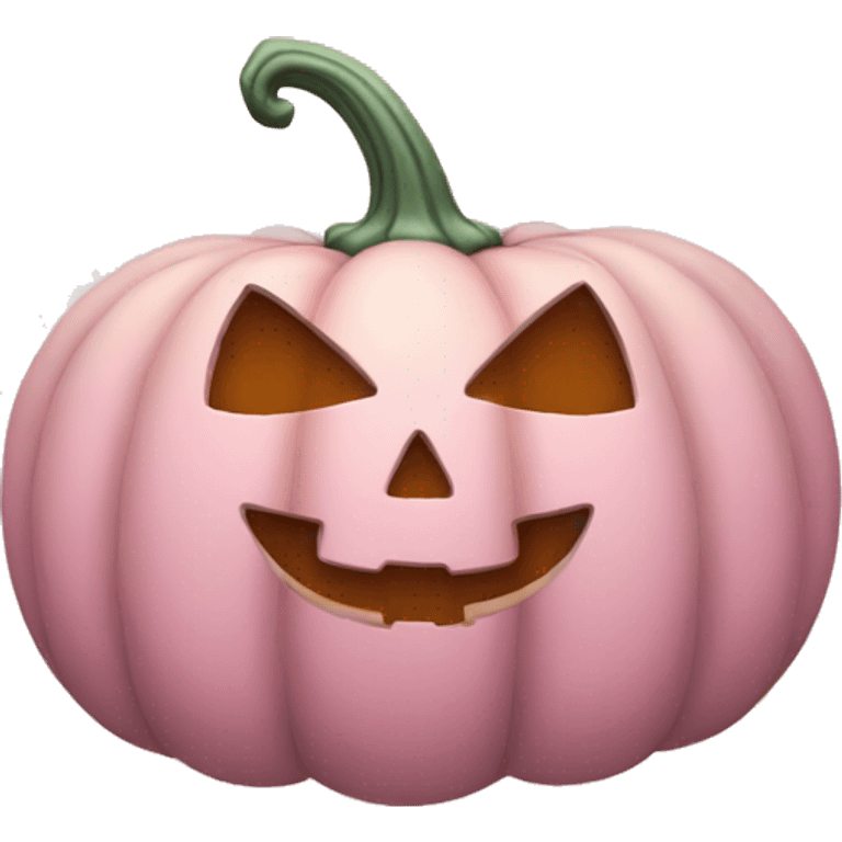 Pastel Pink pumpkin  emoji