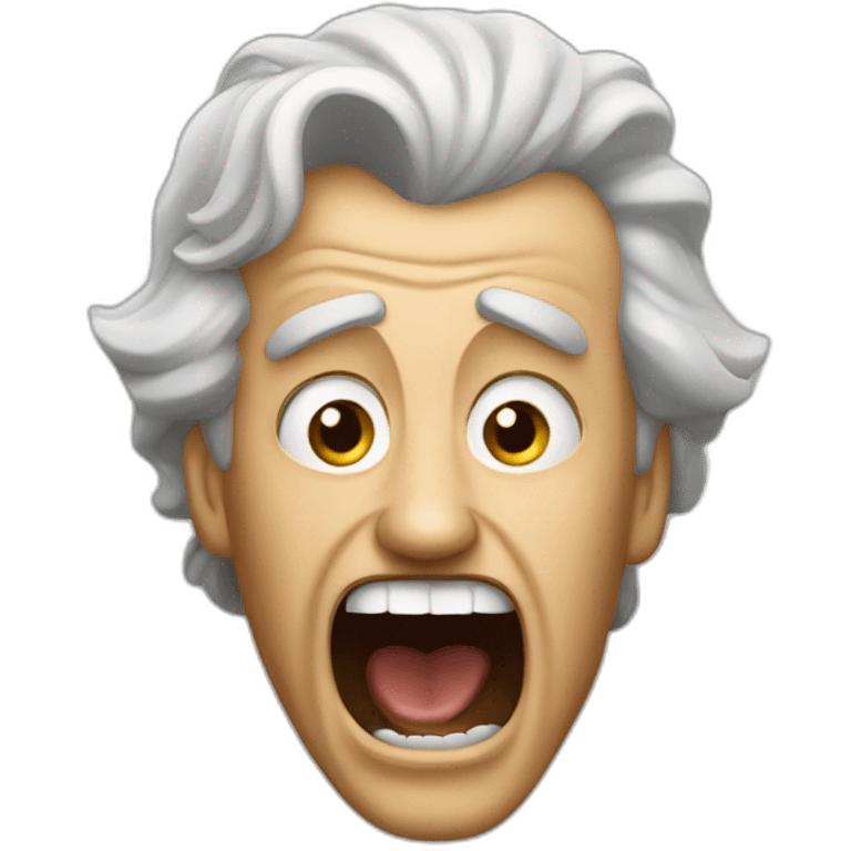 father of mozart screaming angry at him emoji