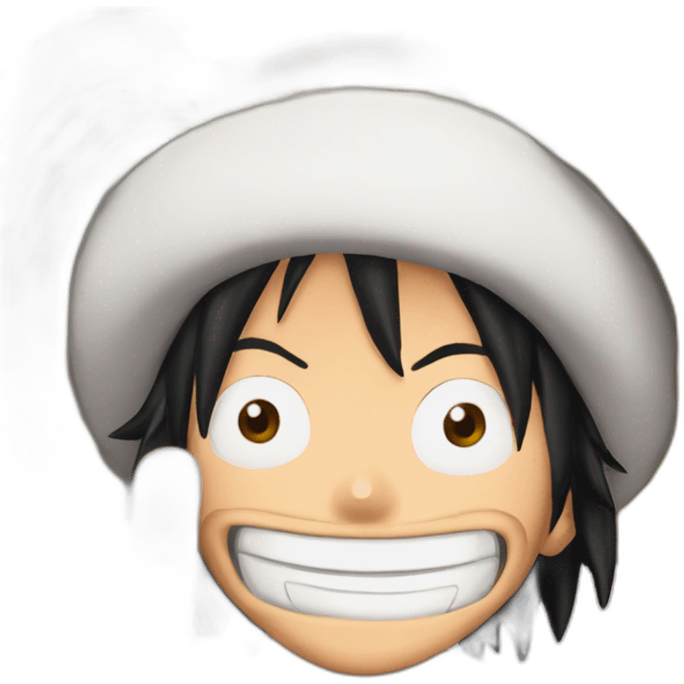 luffy les doigts dans le nez emoji