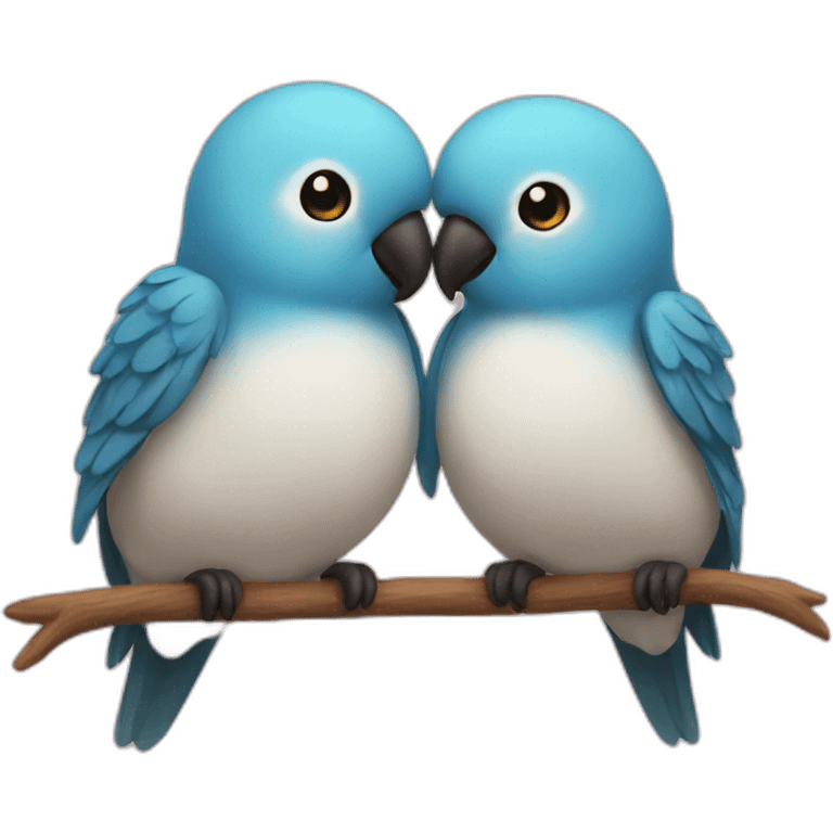 Love birds emoji