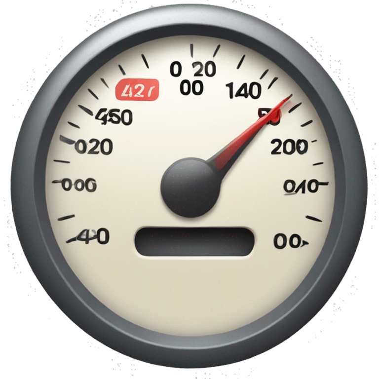 speedometer speed old emoji