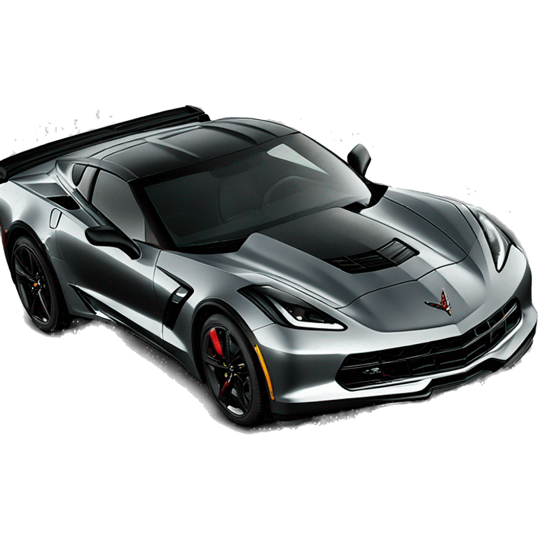 2024 Black Corvette emoji