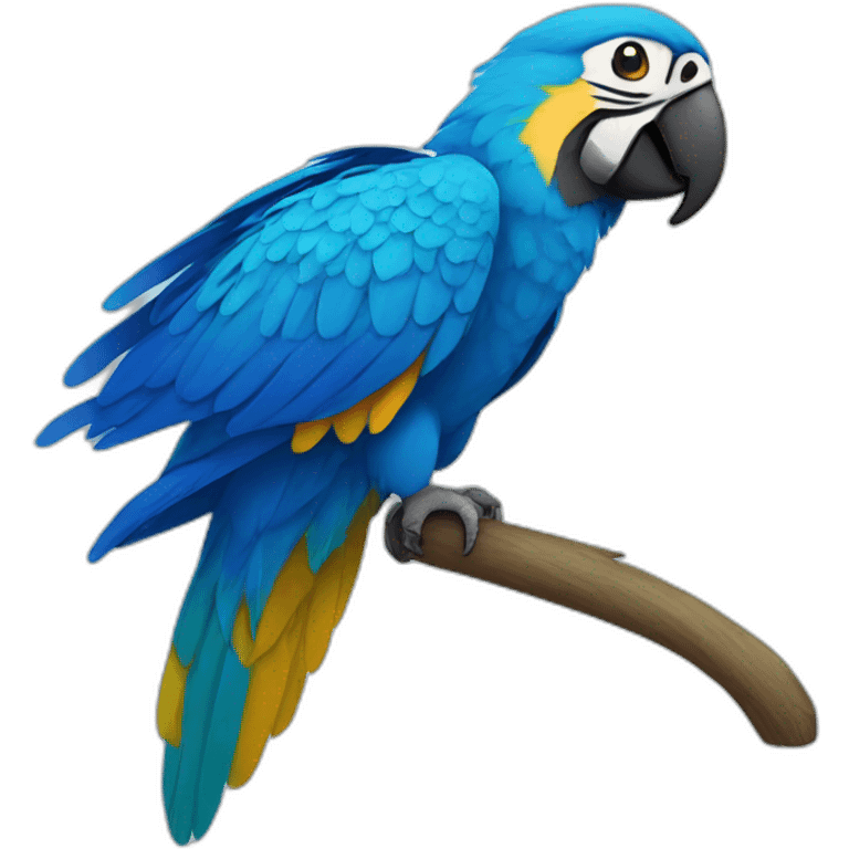 Blue Macaw emoji