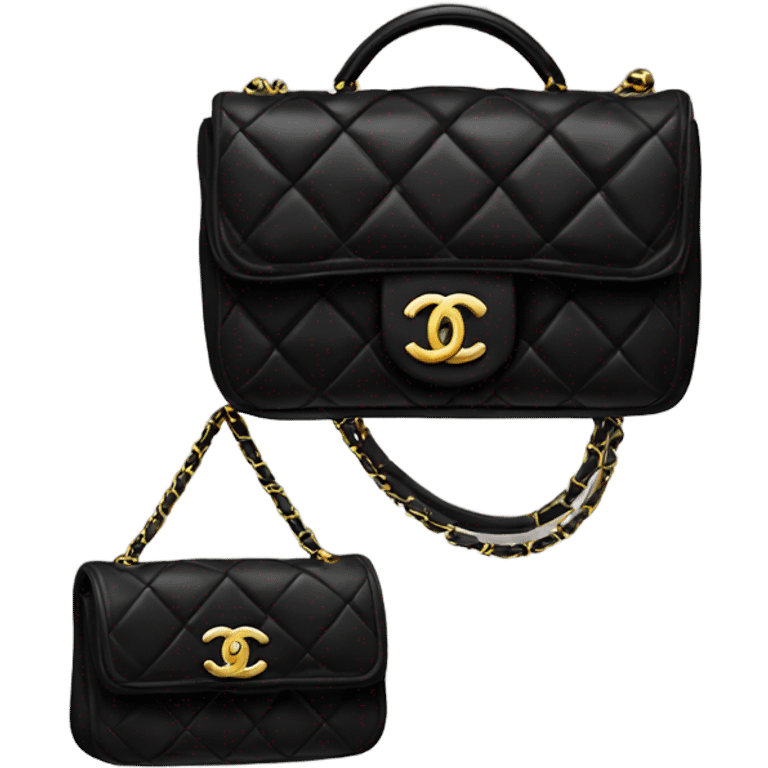 Black Chanel Bag emoji