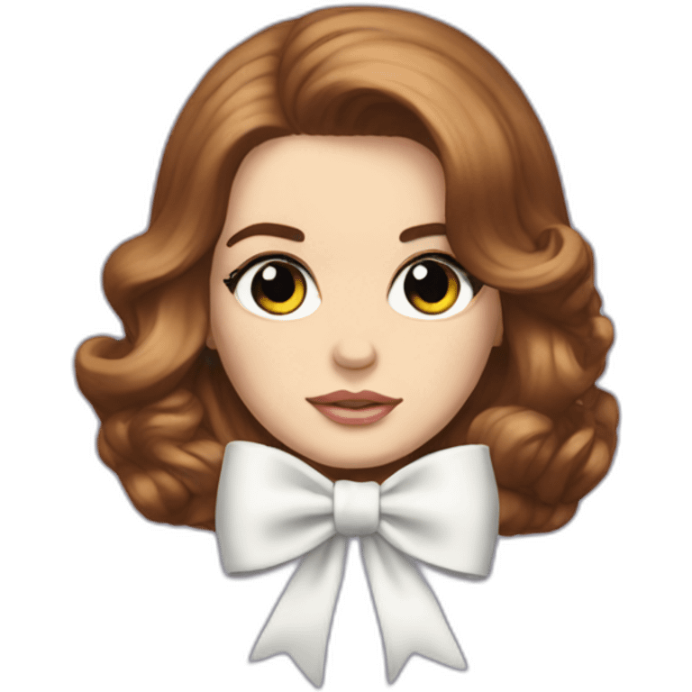 Lana del rey bow emoji