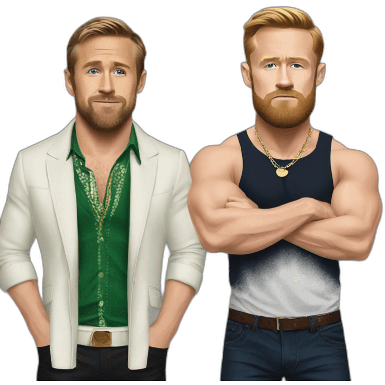 Ryan gosling and Conor mcgregor emoji