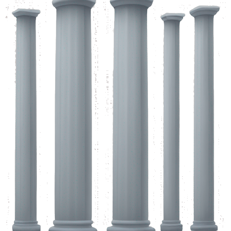 A row of columns emoji