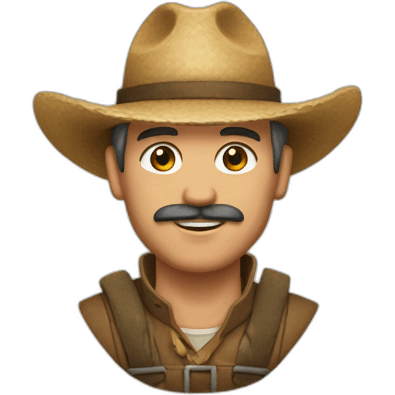 Hombre del campo de semillas emoji