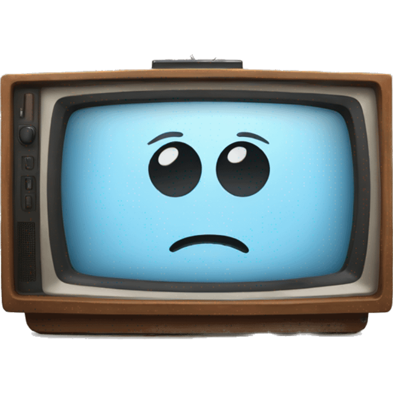 an open television emoji