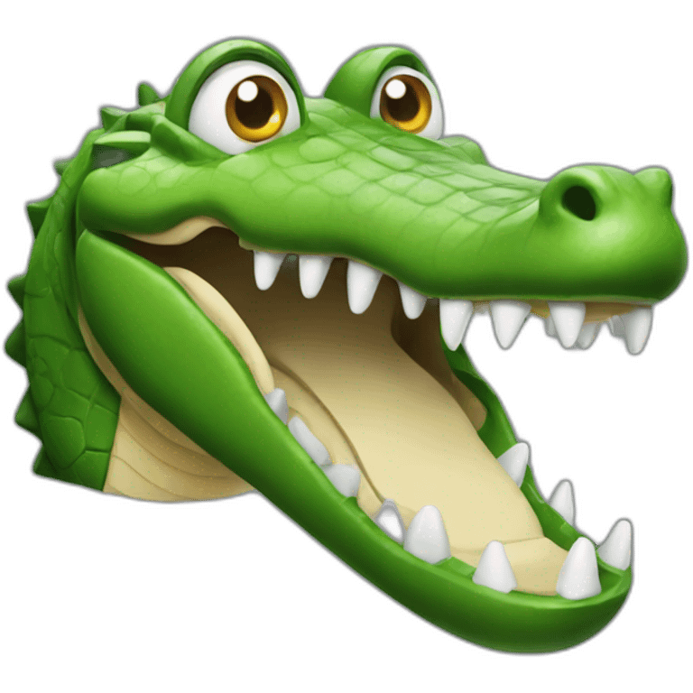 ordinateur crocodile emoji