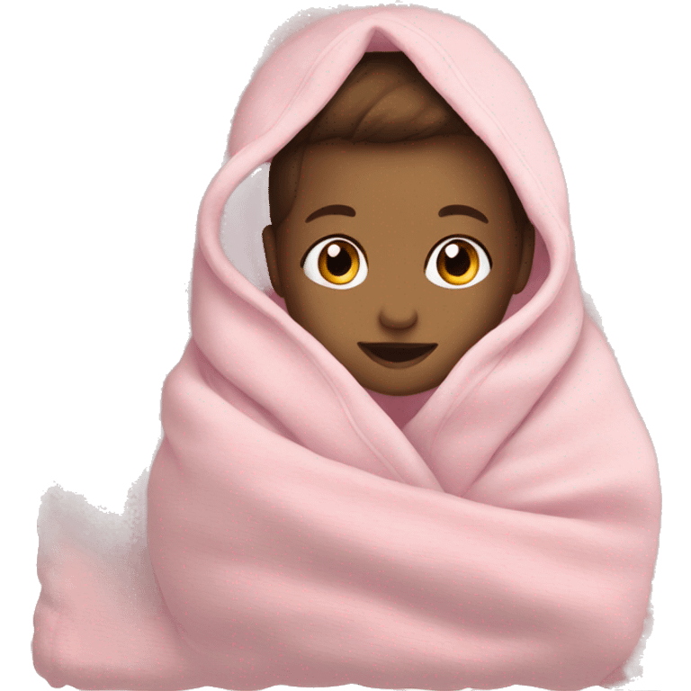 Baby pink blanket emoji