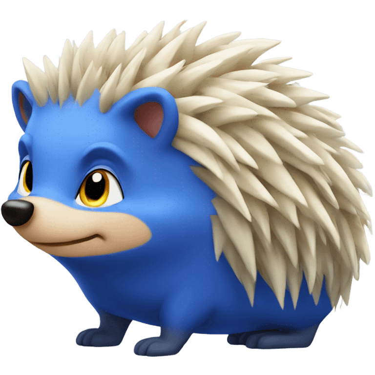 Blue hedgehog  emoji